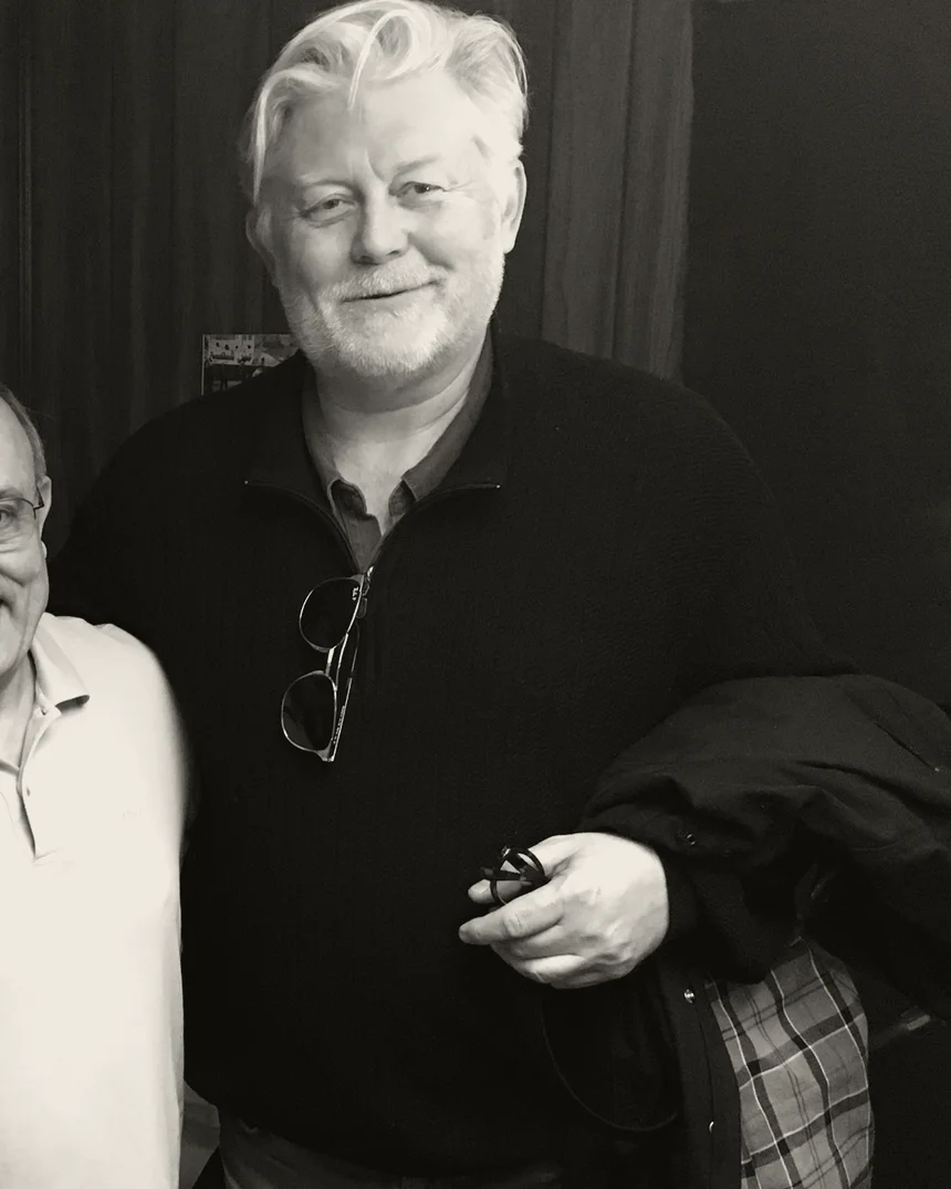 Portrait of McKay Daines on the set of the documentary True Iran.